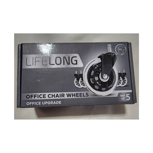office chair wheels lifelong five wheels - Picture 1 of 6